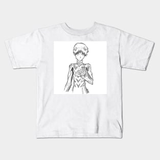 shinji ikari eva 001 Kids T-Shirt